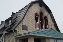 В Стрелецком сгорел баптистский дом молитвы