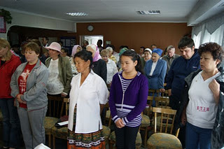 Церкви молились во время землятресения в Сибири 